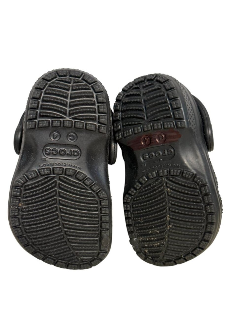 Crocs Toddler Classic Black with Charms Size C4 - Picture 5 of 5